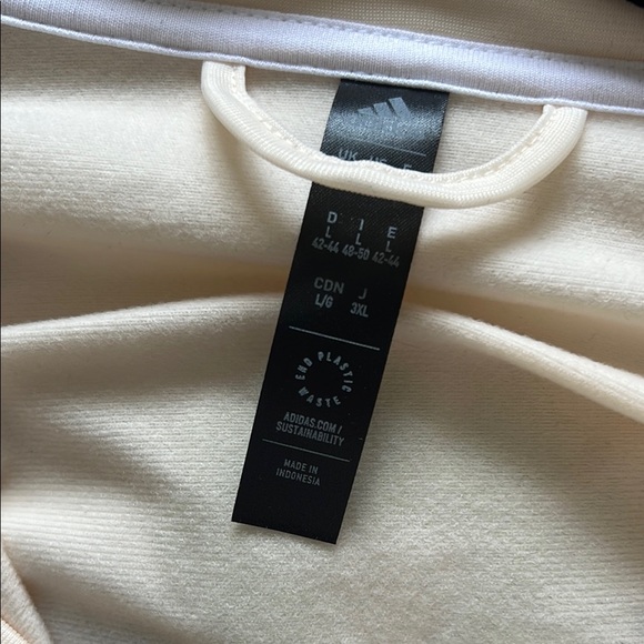 Adidas Cream Track Jacket - Picture 5 of 5